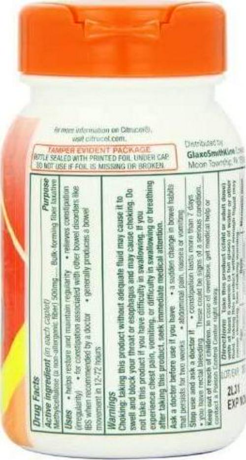 Fiber in a Capsule - Citrucel Citrucel with Smartfiber Caplets