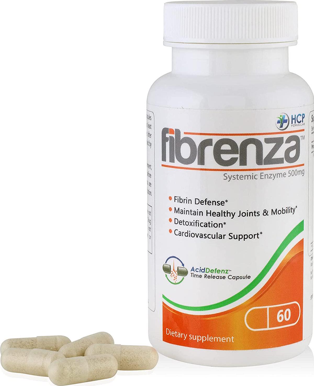 Fibrenza Systemic Enzyme 500mg 60 Capsules