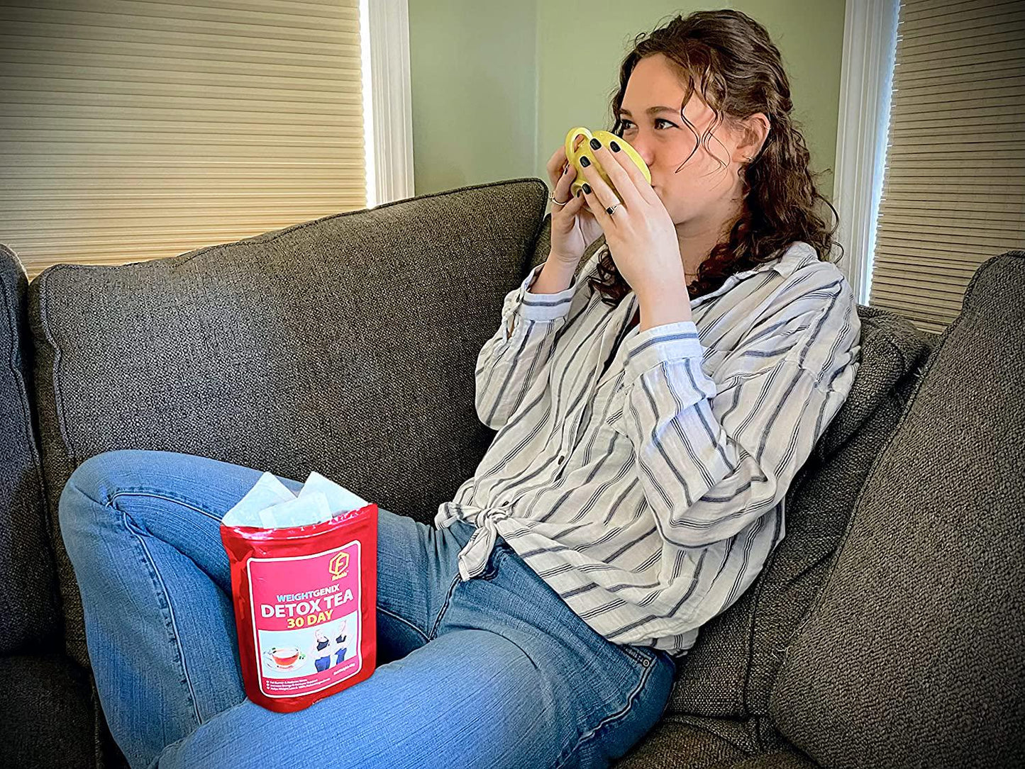 Fideh s 30 Day Detox Tea Herbal Natural Tea- Healthy Cleansing Formula | Improve Digestion- Natural Tea for Men and Women (30 Tea Bags)