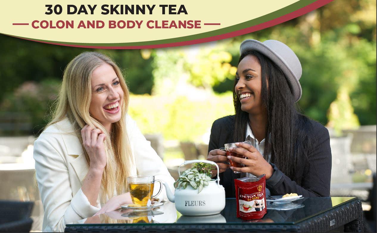 Fideh s 30 Day Detox Tea Herbal Natural Tea- Healthy Cleansing Formula | Improve Digestion- Natural Tea for Men and Women (30 Tea Bags)