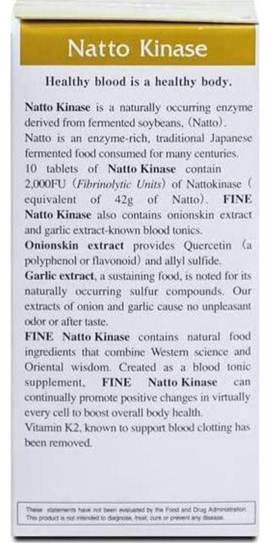 Fine USA Natto Kinase, 300 Count