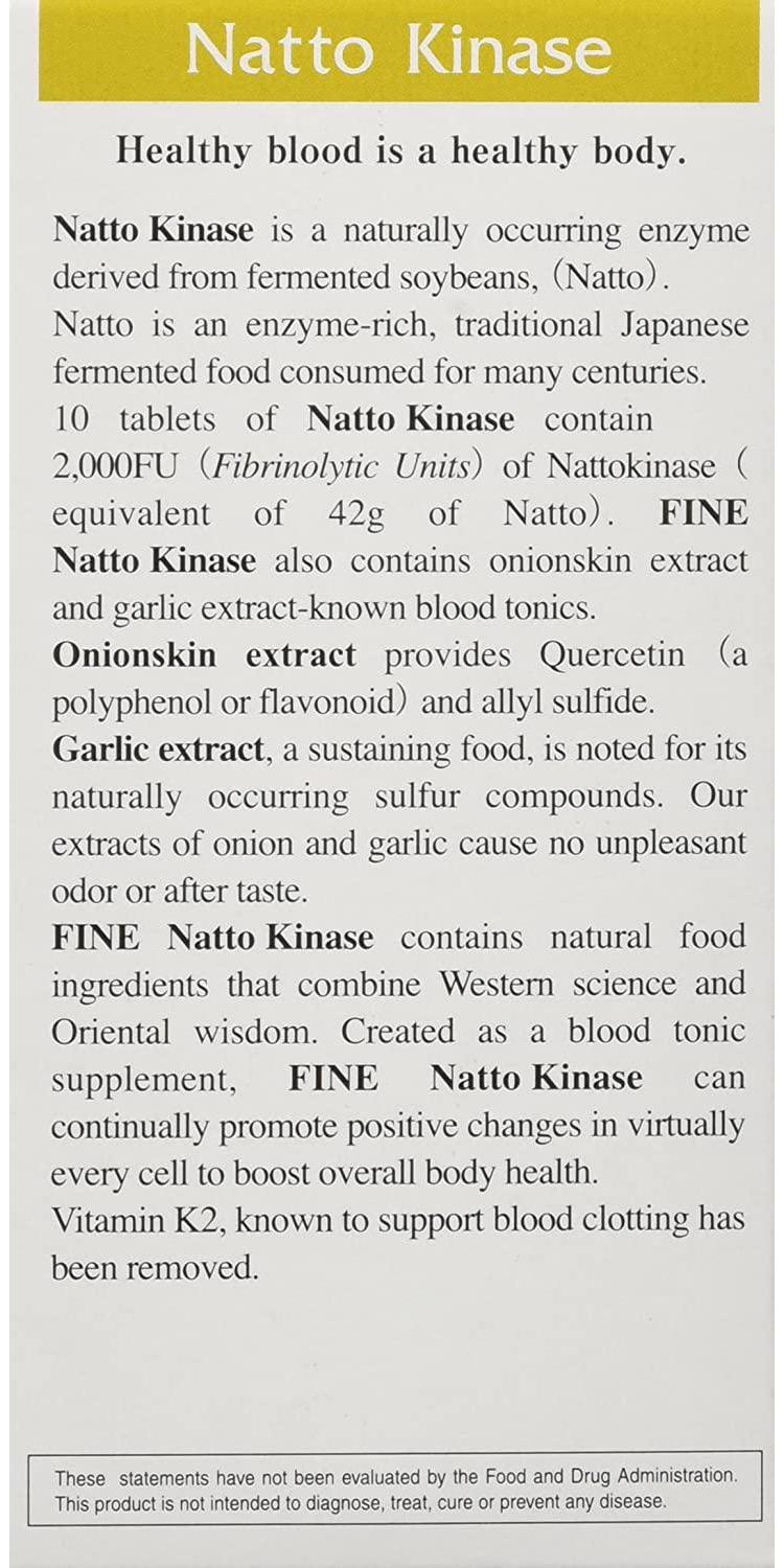 Fine USA Natto Kinase, 300 Count