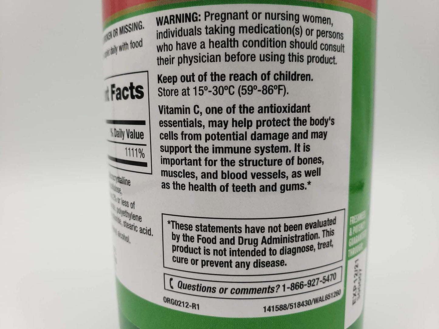 Finest Nutrition - Immune System Health - Vitamin C with Rose Hips - 300 Caplets