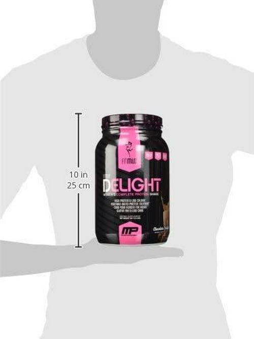 FitMiss Delight Protein Powder- Healthy Nutritional Shake for Women with Whey Protein, Fruits, Vegetables and Digestive Enzymes to Support Weight Loss and Lean Muscle Mass, Chocolate, 2 Pound