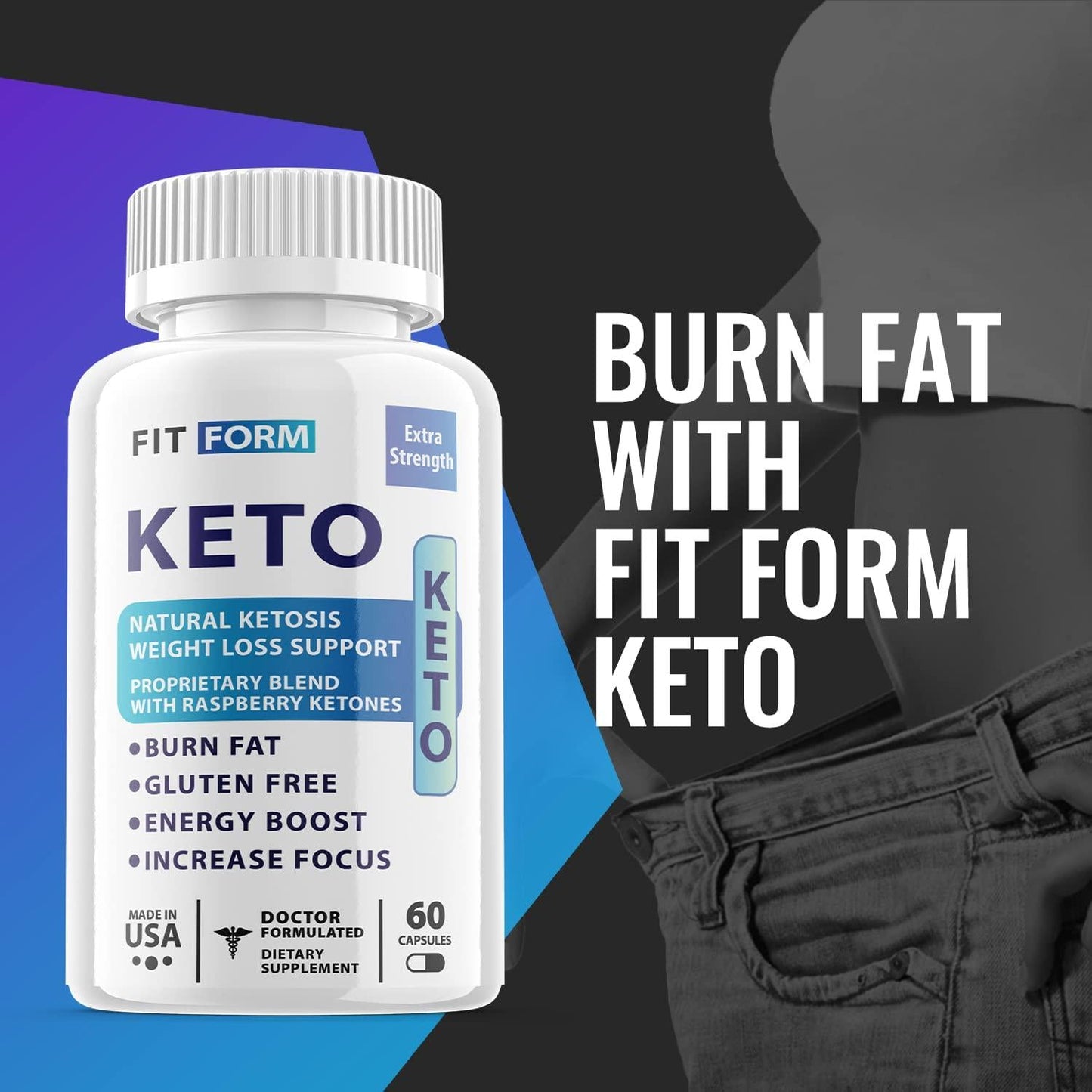Fit Form Ketosis Supplement Pills (3 Pack)