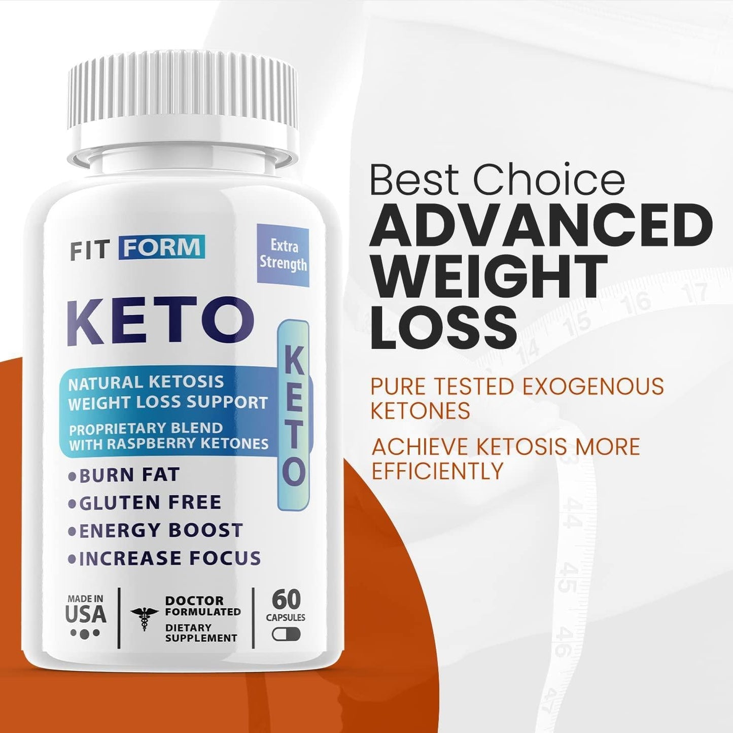 Fit Form Ketosis Supplement Pills (3 Pack)