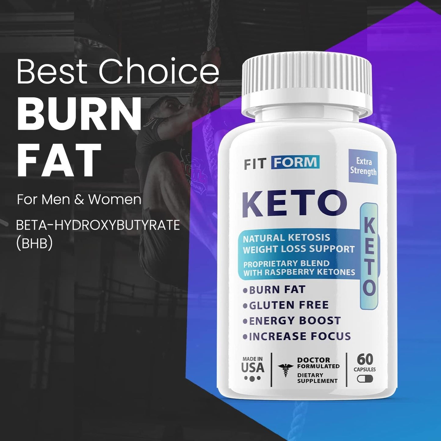Fit Form Ketosis Supplement Pills (3 Pack)