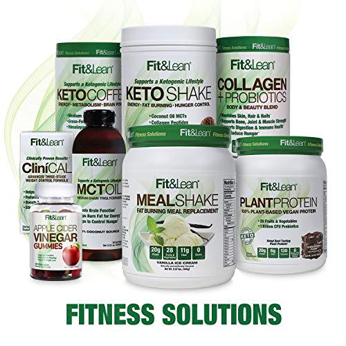 Fit and Lean Apple Cider Vinegar Gummies, with The Mother , Supports Digestion, Appetite Control, Weight Management, Ginger Root, 60 Count