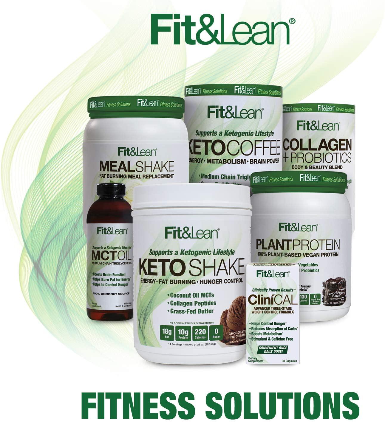 Fit and Lean Fat Burning Meal Replacement, Vanilla, 0.97 lb