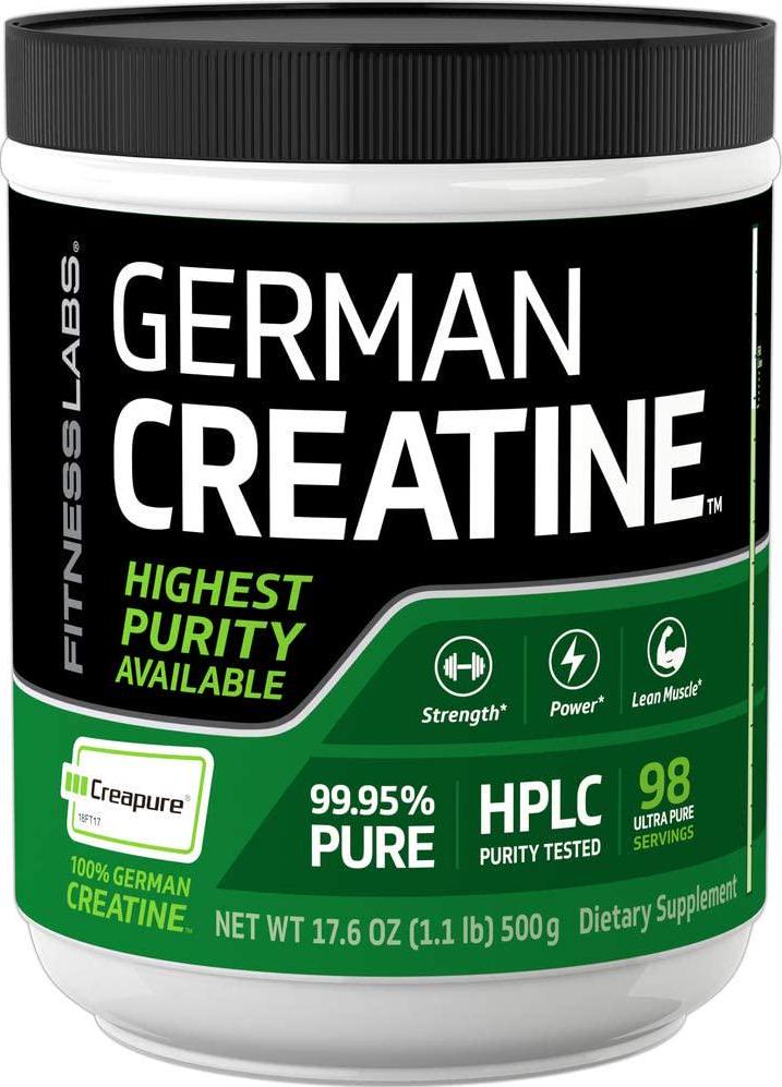 Fitness Labs Creapure German Creatine Powder, 98 Servings, 500 Grams