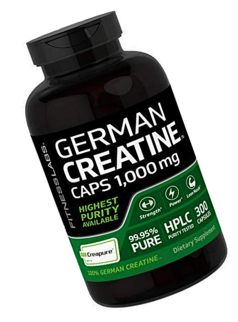 Fitness Labs Creapure German Creatine 1000 Mg, 300 Capsules