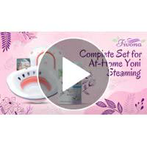 Fivona Yoni Steam Kit 2 in 1 Steam Seat with Steaming Herbs Bundle - at Home V-SPA Cleansing Set for Toilet Bowl - Detox and Rejuvenate with All-Natural Herbal Therapy