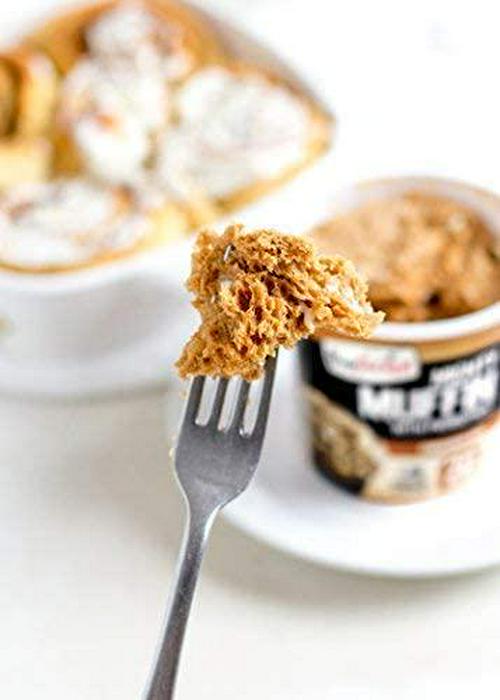 FlapJacked Cinnamon Roll 20g Protein Mighty Muffin 12 Pack,, Cinnamon Roll 660 grams, Pack of 12
