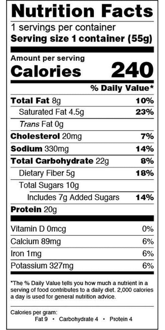 FlapJacked Peanut Butter 20g Protein Mighty Muffin 12 Pack , , Peanut Butter 660 grams , Pack of 12