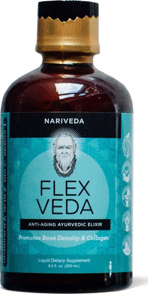 Flex Veda by Nariveda | Ayurvedic Support for Strong Bones, Healthy Joints and Lean Muscle | Formulated with OptiMSM, Vegan Omega-3 Fatty Acids and The World's Most BioAvailable Form of Turmeric