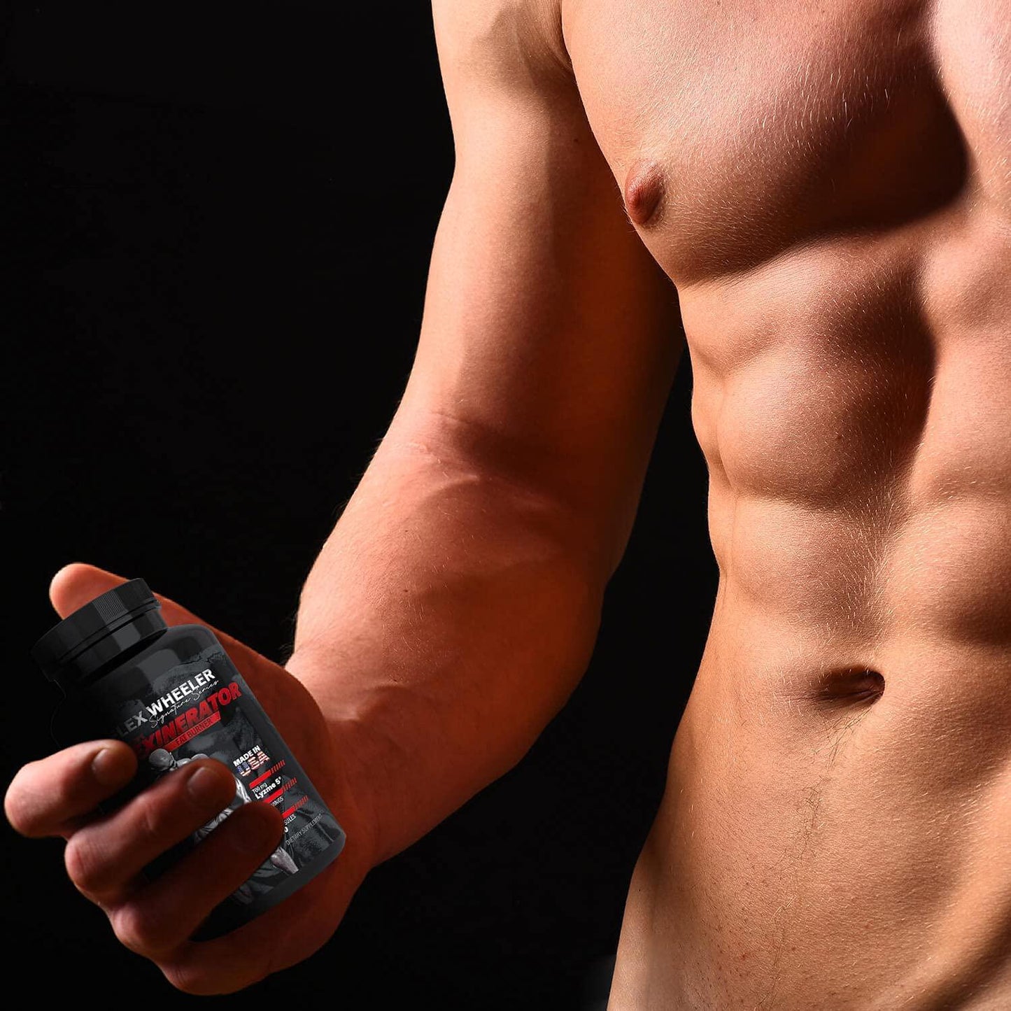 Flex Wheeler Signature Series, Flexinerator Fat Burner, Weight Loss Dietary Supplement, Appetite Suppressant, Metabolism and Energy Booster For Men and Women (60 Capsules)