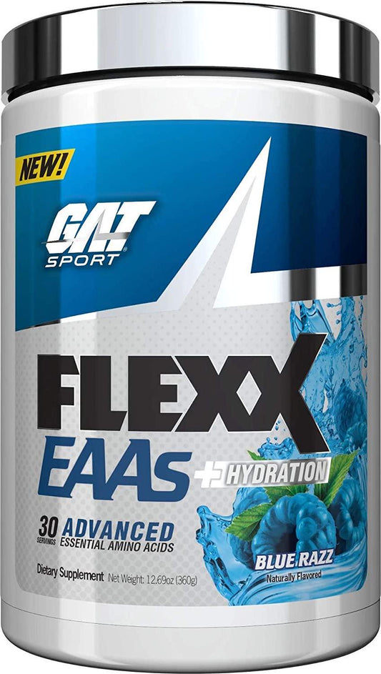 Flexx EAAs + Hydration, Blue Razz, 12.2 oz (345 g), GAT
