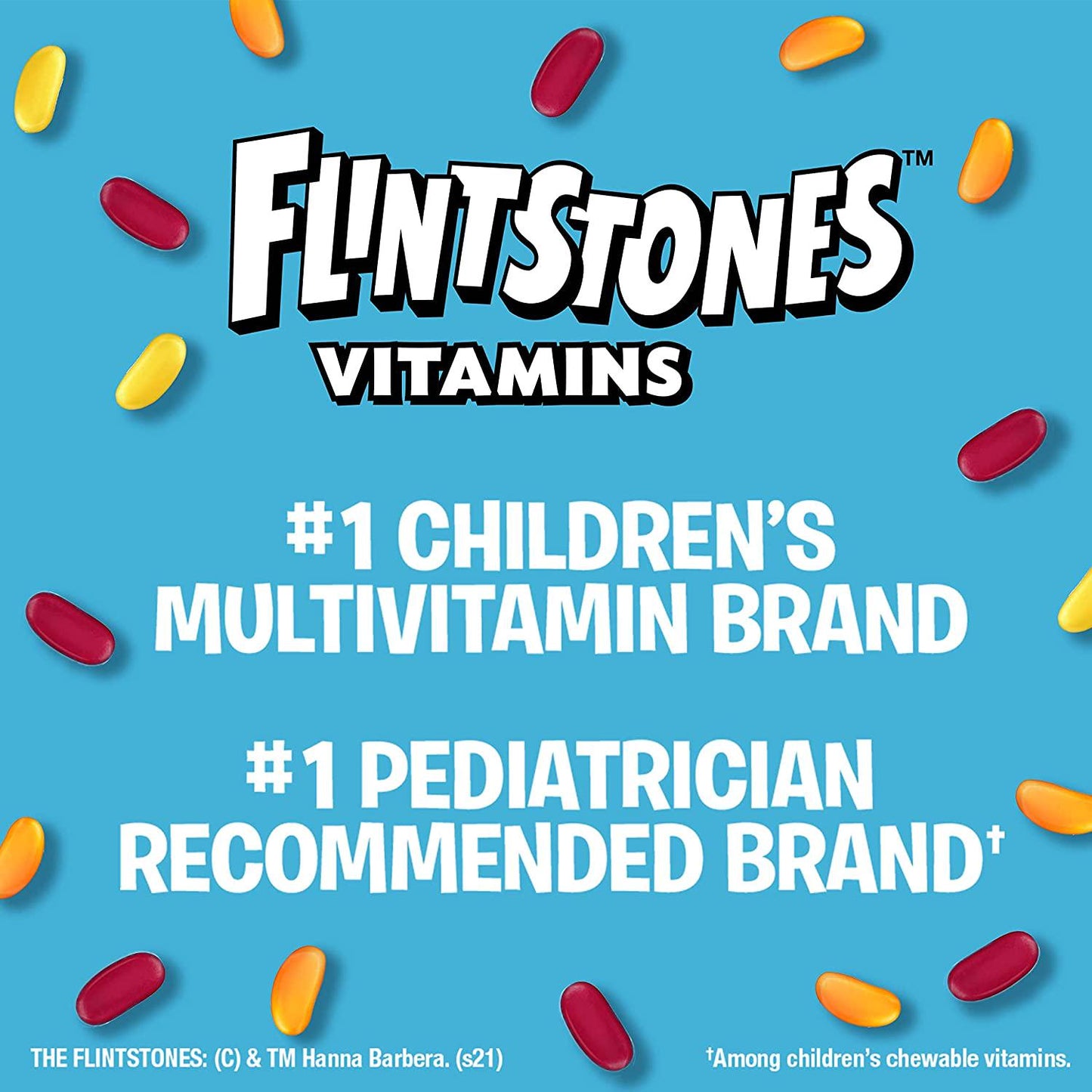 Flintstones SuperBeans, Kids Multivitamin with Immunity Support, with Vitamins A, D, Iodine and Zinc to Support Healthy Growth and Development, Fruit Flavored, Vegetarian, Gelatin Free Chews, 90 Count