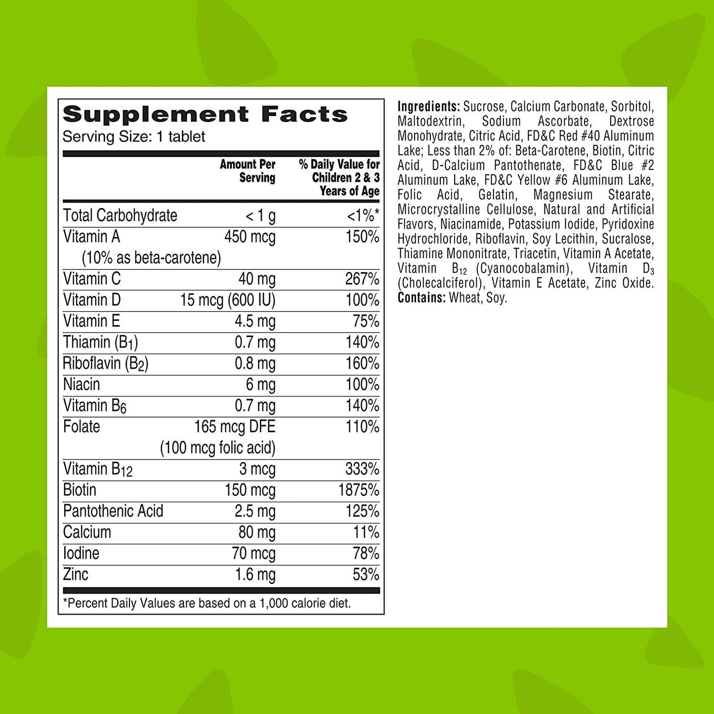 Flintstones Toddler Chewable, 80 Count