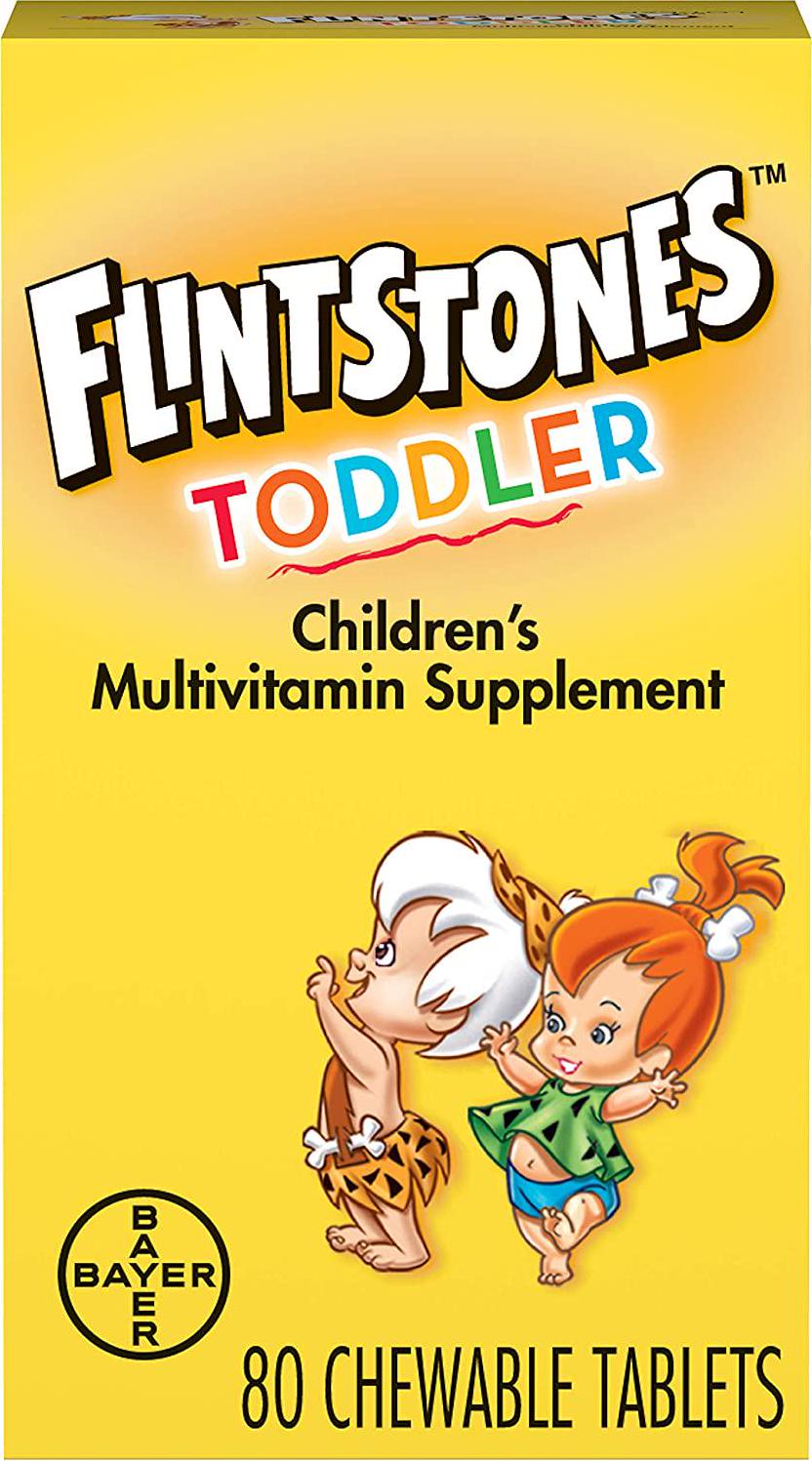 Flintstones Toddler Chewable, 80 Count