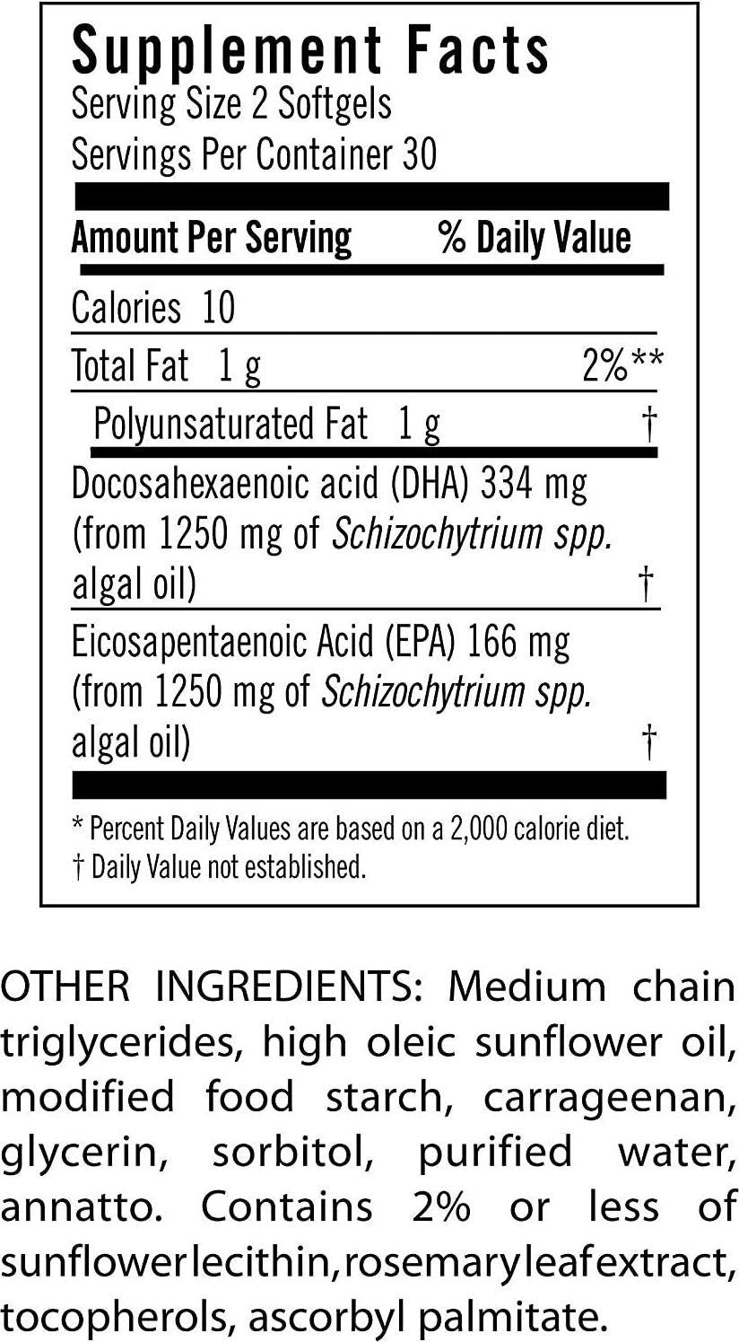 Flora Omega Brain+ 60 Vegetarian Capsules