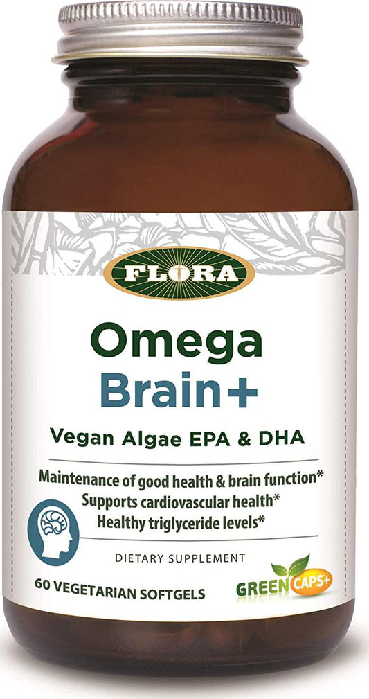 Flora Omega Brain+ 60 Vegetarian Capsules