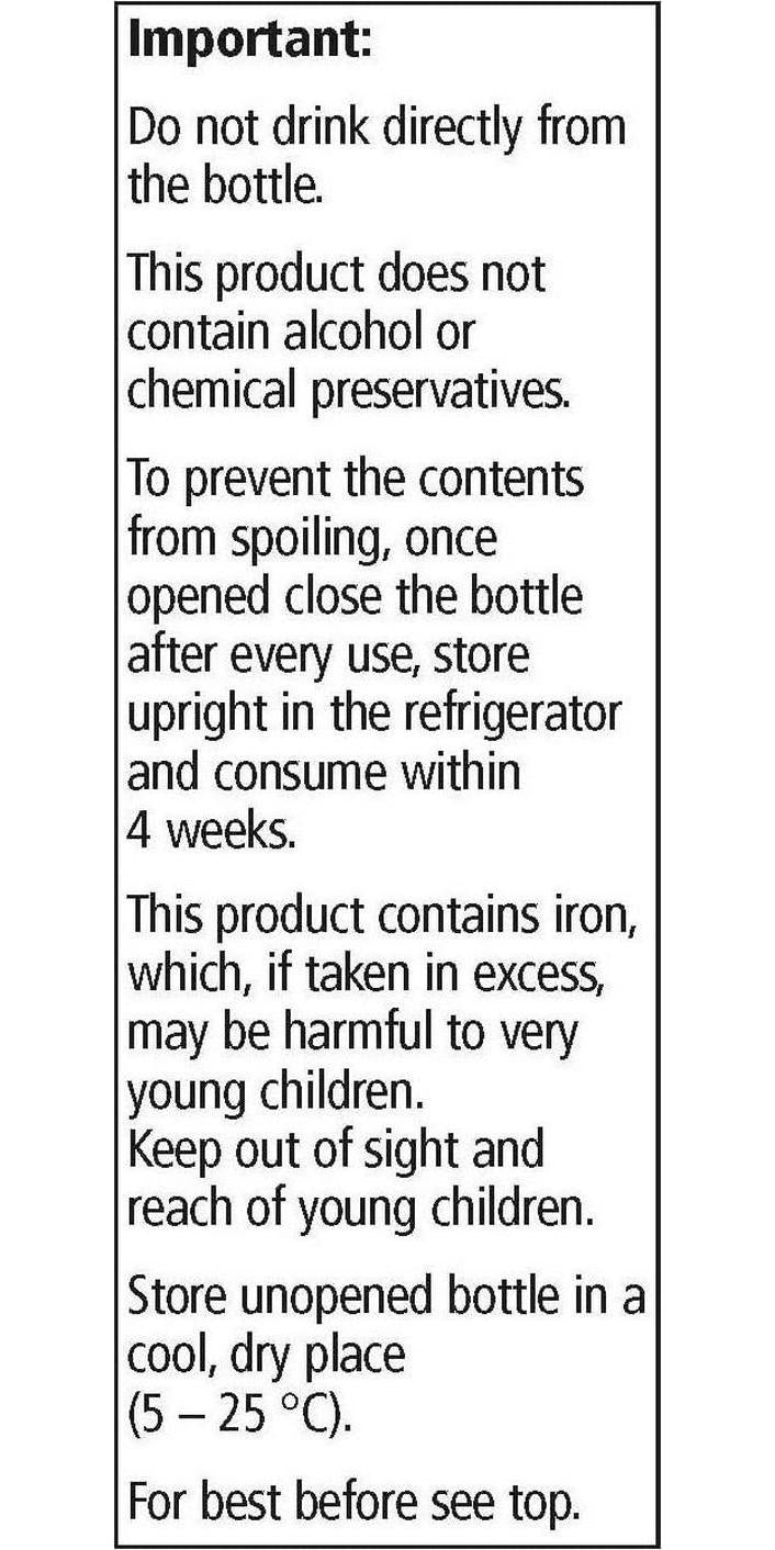 Floradix Floravital Liquid Herbal Iron Extract 500ml