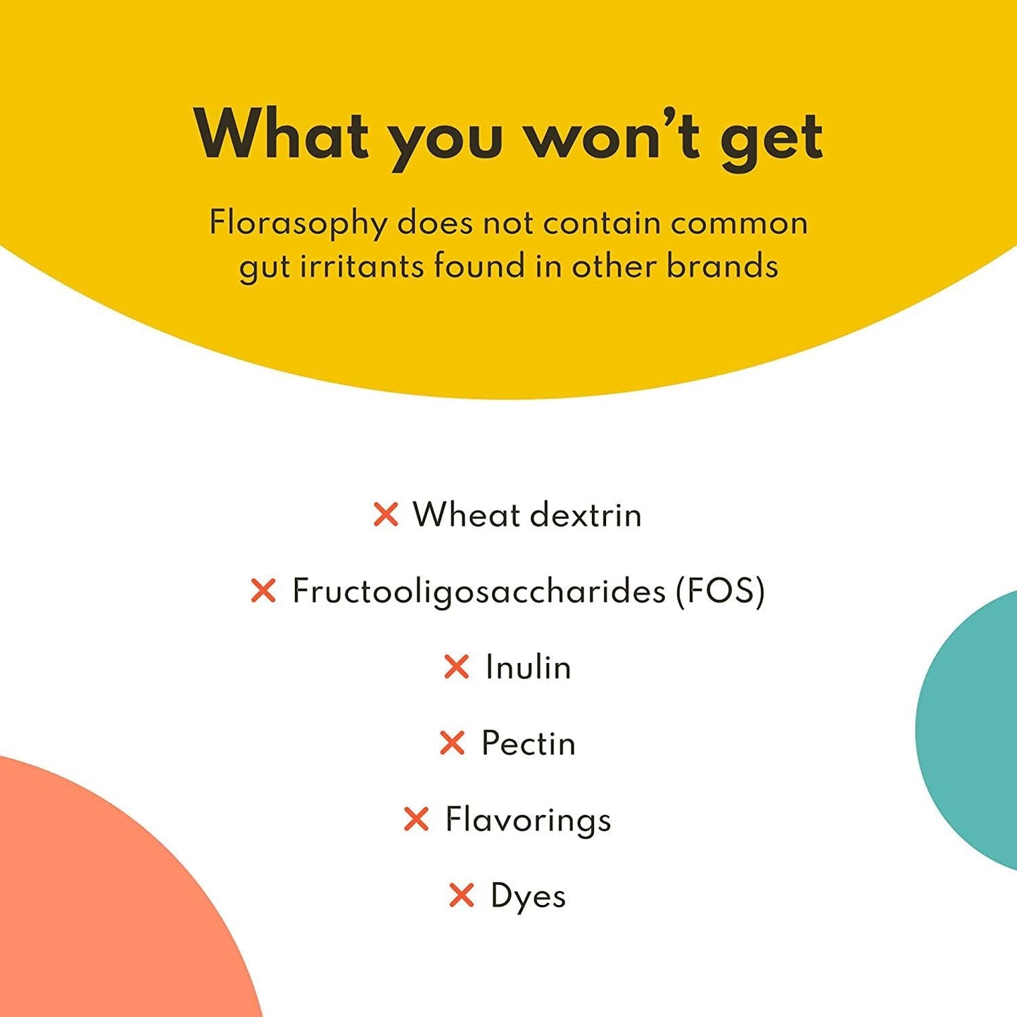 Florasophy Firm Up - Soluble Organic Prebiotic Fiber Supplement Powder for Digestive Health, Diarrhea, Irritable Bowel Syndrome, 36 Servings