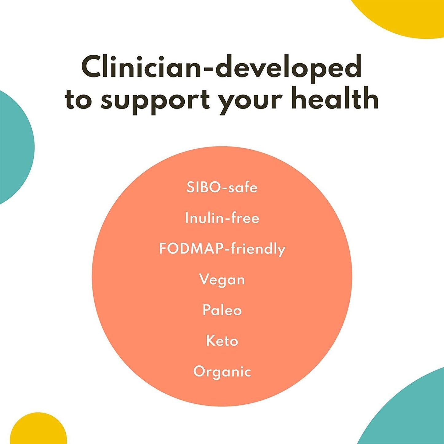 Florasophy Firm Up - Soluble Organic Prebiotic Fiber Supplement Powder for Digestive Health, Diarrhea, Irritable Bowel Syndrome, 36 Servings