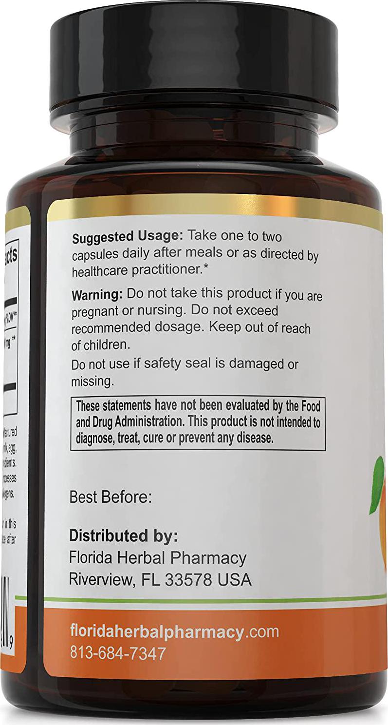 Florida Herbal Pharmacy, Apricot Seed Extract Capsules 10:1 (120 Capsules)