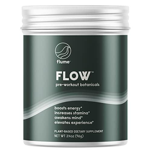 Flow - Plant-Based Pre-Workout Drink Mix | Natural Energy and Focus | Vegan, Non-GMO, Gluten Free | 20 Servings