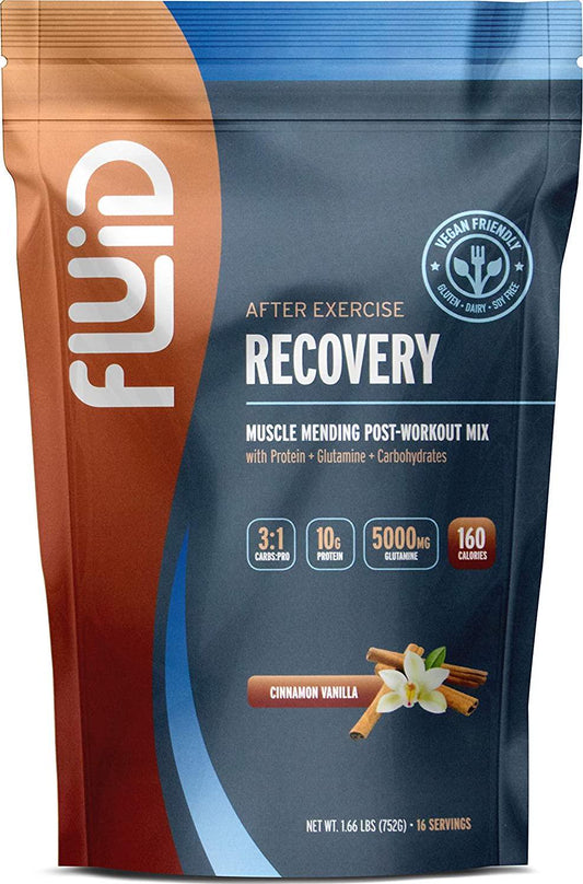 Fluid Recovery // Post-Workout Drink Mix, Whey Isolate Protein, All Natural Ingredients, Gluten-Free, Lactose-Free