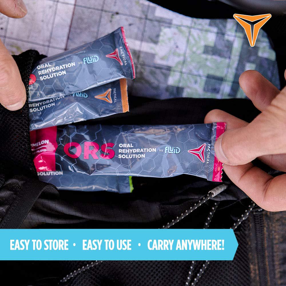 Fluid Tactical - ORS (Oral Rehydration Solution), Recover Faster, Extreme Dehydration Electrolytes, 12pack (Variety Pack)