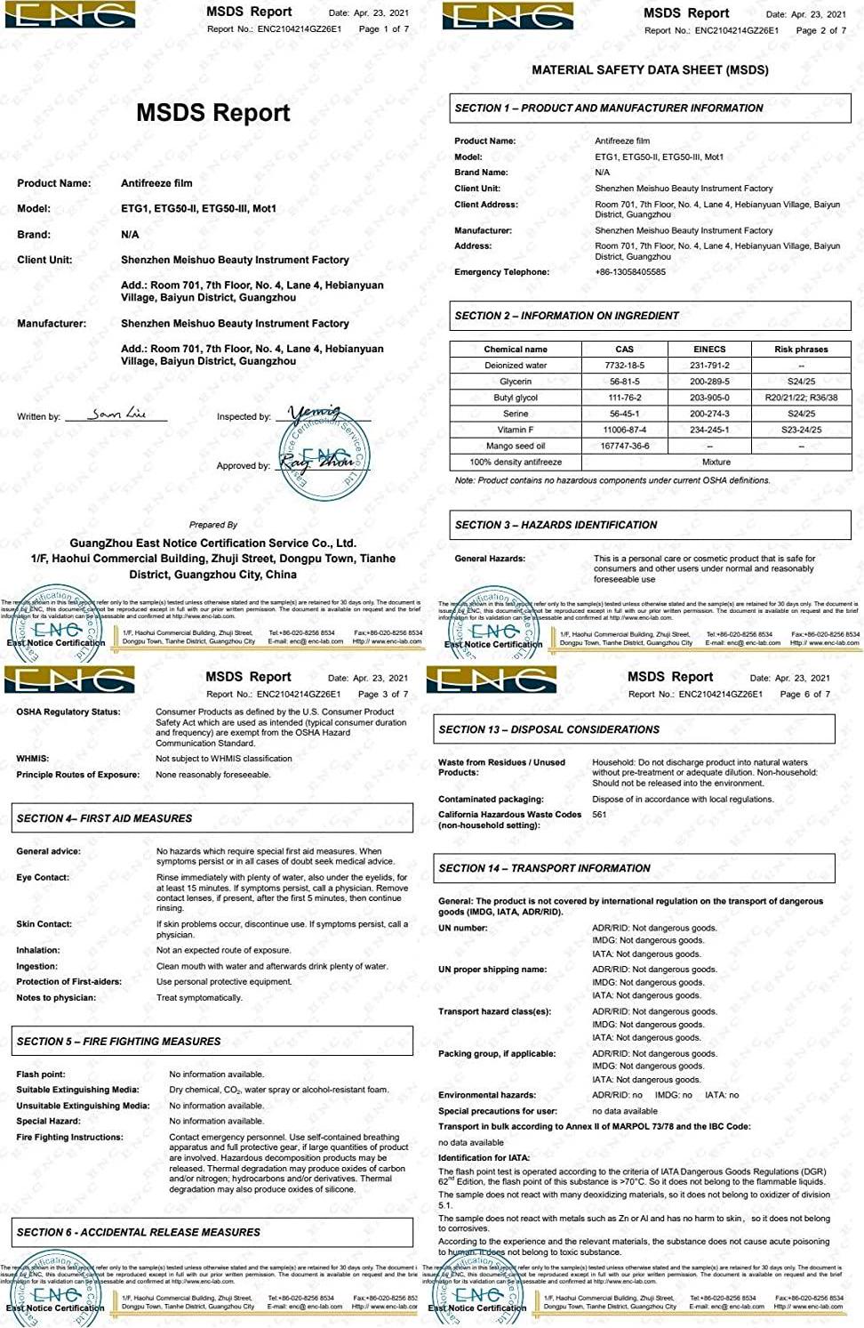 Flying Feather Anti Freeze Membrane, Antifreeze Film For Cryotherapy,Freeze Fats Anti Freezing Membarane 20 pcs Size M (Medium 27x30 cm)