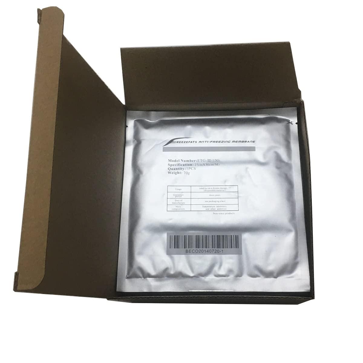 Flying Feather Anti Freeze Membrane, Antifreeze Film For Cryotherapy,Freeze Fats Anti Freezing Membarane 20 pcs Size M (Medium 27x30 cm)