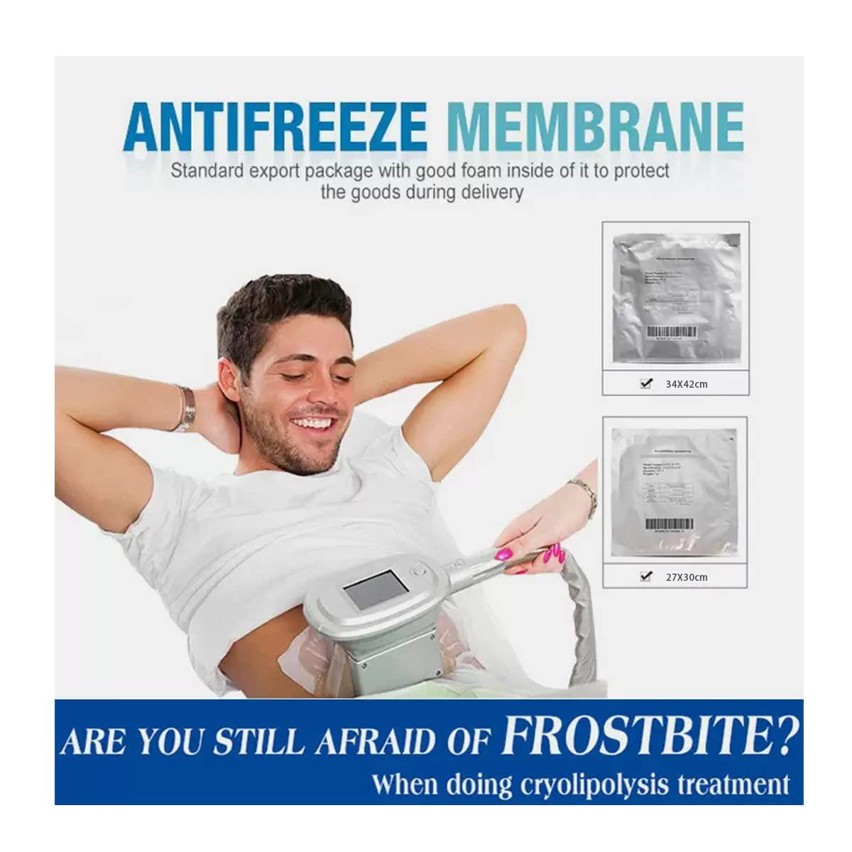 Flying Feather Anti Freeze Membrane, Antifreeze Film For Cryotherapy,Freeze Fats Anti Freezing Membarane 20 pcs Size M (Medium 27x30 cm)