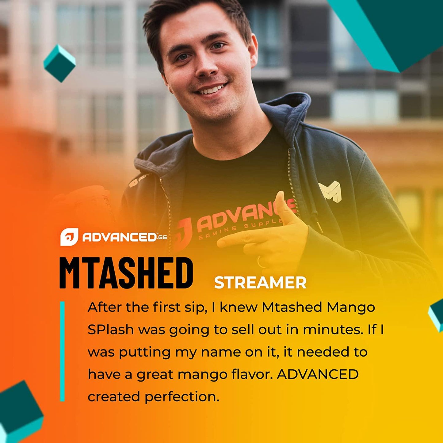 Focus by ADVANCED - Mtashed Mango Splash - Focus and Concentration Formula with NooLVL - Mental Clarity and Energy Boost for Gaming, Work and Study - Sugar Free and Keto Friendly - (40 Servings)