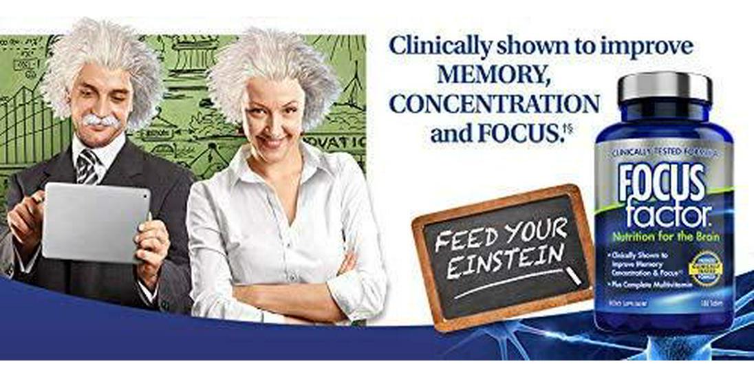 Focusfactor FOCUSfactor Nutrition for the Brain Dietary Supplement, 180 Tablets,