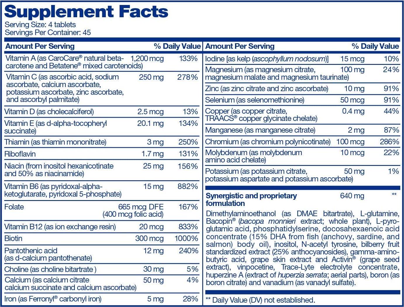 Focusfactor FOCUSfactor Nutrition for the Brain Dietary Supplement, 180 Tablets,