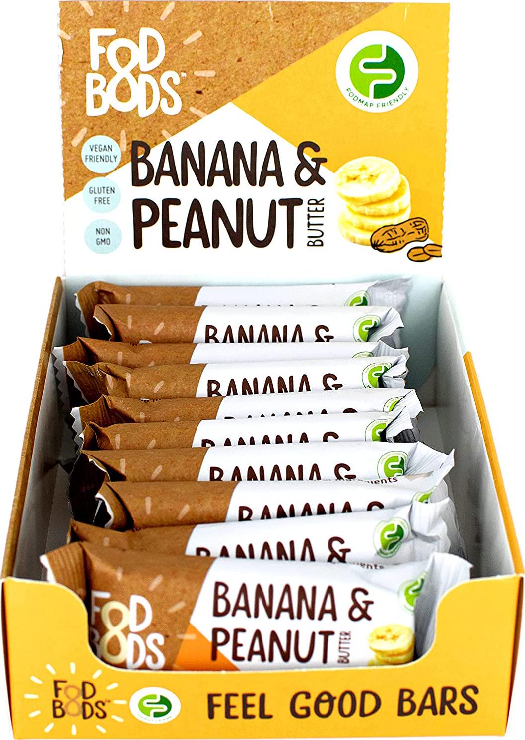 Fodbods Banana Peanut Bars