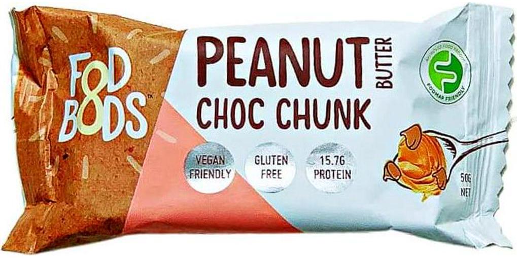 Fodbods Peanut Choc Chunk Bars
