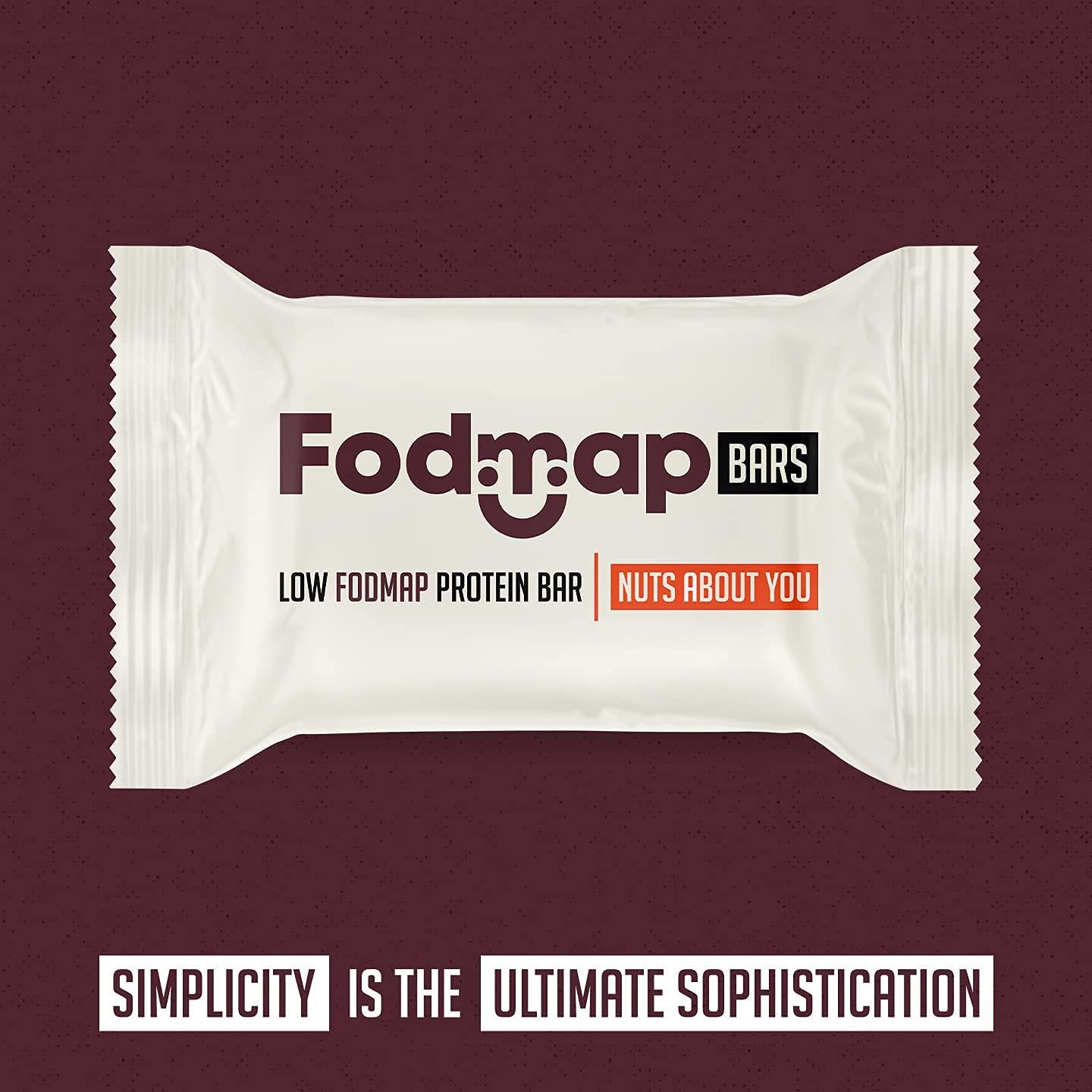Fodmazing Fodmap Bars, Low Fodmap Protein Bar, Made with Four Simple Ingredients, Gut Friendly IBS Friendly Snacks, Amazing Taste, Fodmap Approved (12 Bars, Nuts About You)