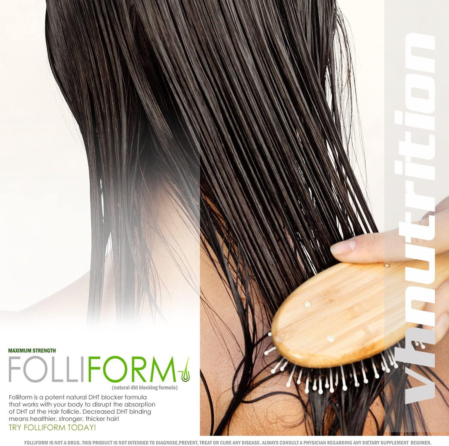 Folliform DHT Blocker Supplement for Hair Loss | Natural Saw Palmetto Pygeum Nettle Root Formula for Men and Women