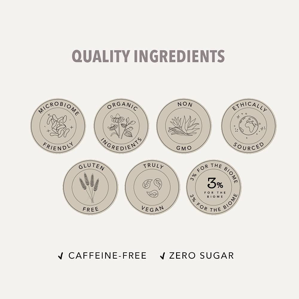 For The Biome Gut-Lung Therapy | Probiotics That Fortify Immunity and Lung Health Through Your Gut | Vegan Formula with 1B CFU Lactobacillus Plantarum DR7 + Broad-Spectrum Fermentate (30)