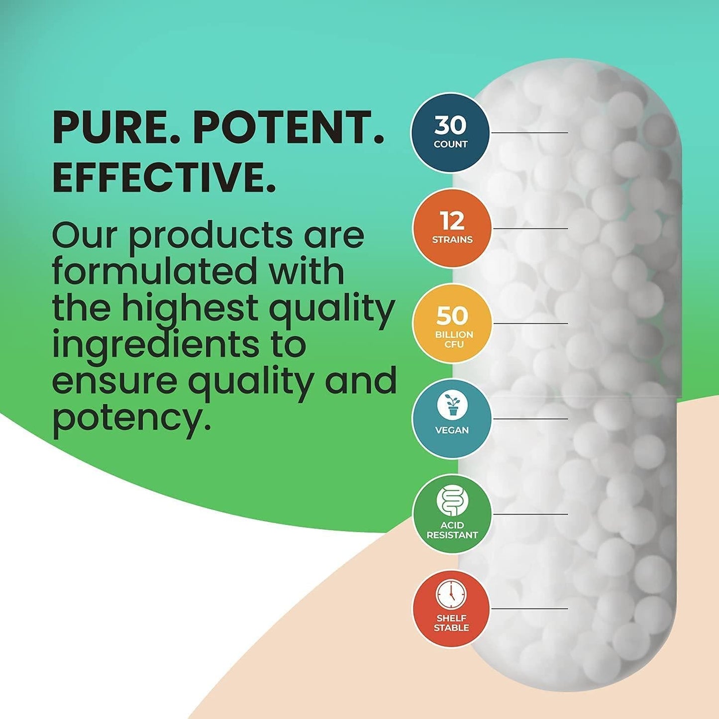 Forêt Health 50 Billion CFU Vegan Probiotics for Women