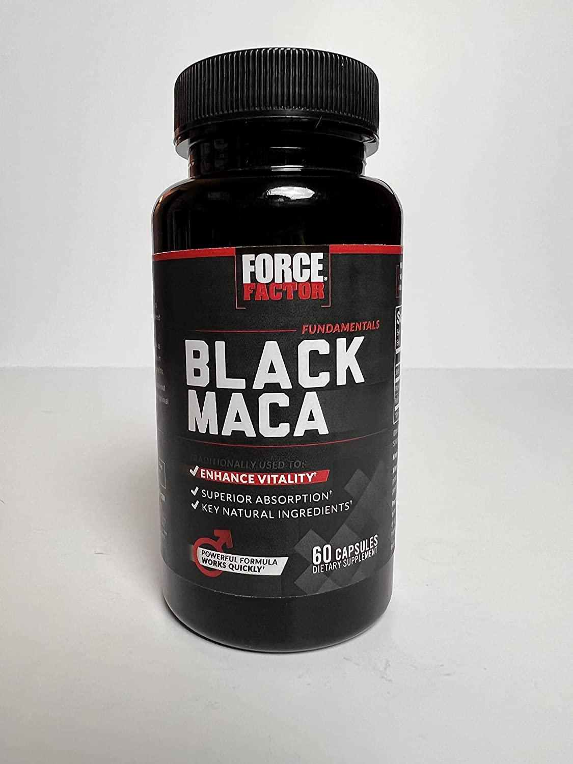Force Factor Black Maca 60ct 2Pack, 120 Count