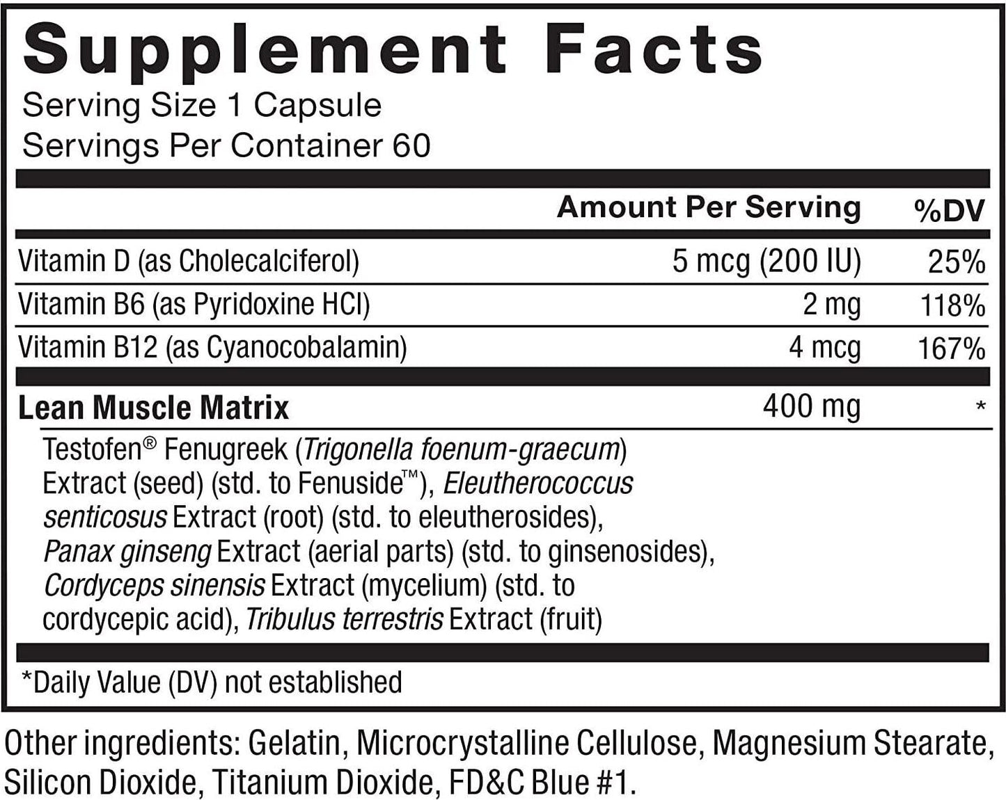 Force Factor Test X180 60ct 2-Pack, 120 Count