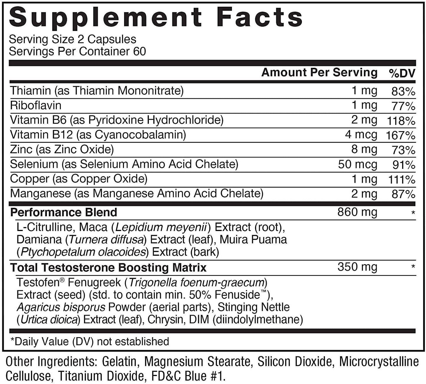 Force Factor Test X180 Alpha 120ct 2-pack, 240 Count