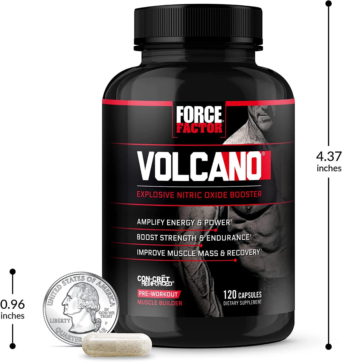 Force Factor Volcano 120ct 3-pack, 360 Count