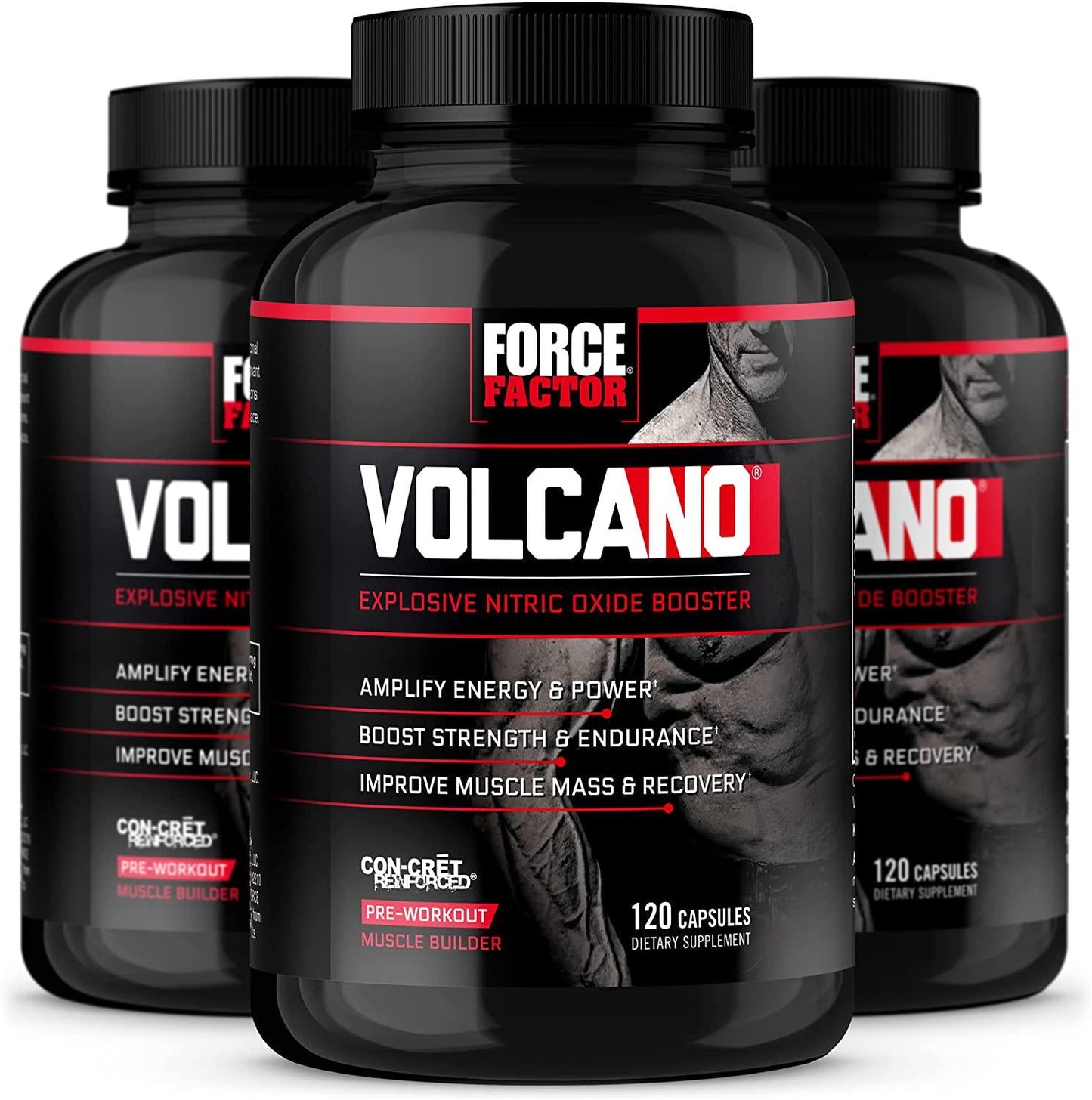 Force Factor Volcano 120ct 3-pack, 360 Count